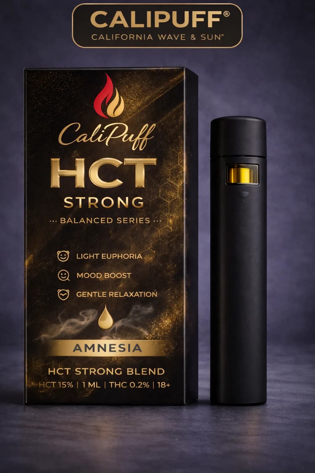CALIPUFF HCT STRONG – Amnesia (1 ml)