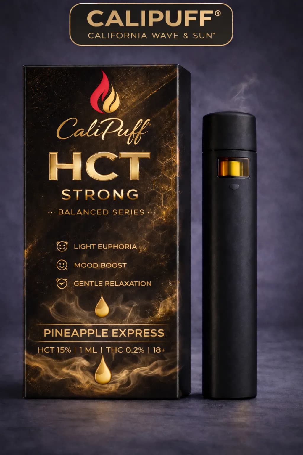 CALIPUFF HCT STRONG – PINEAPPLE EXSPRESS (1 ml)