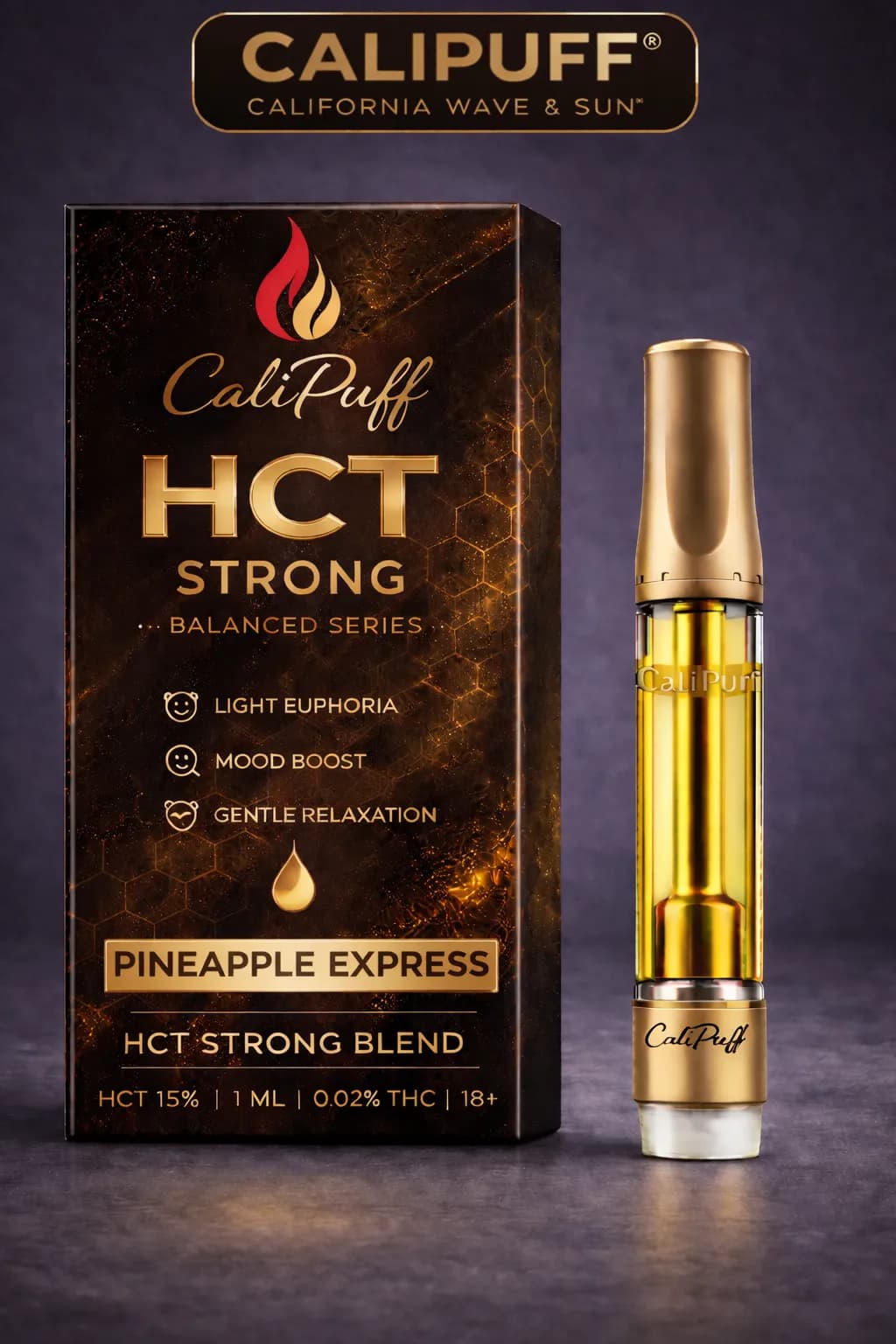 Картридж CALIPUFF HCT STRONG – PINEAPPLE EXPRESS - фото 1