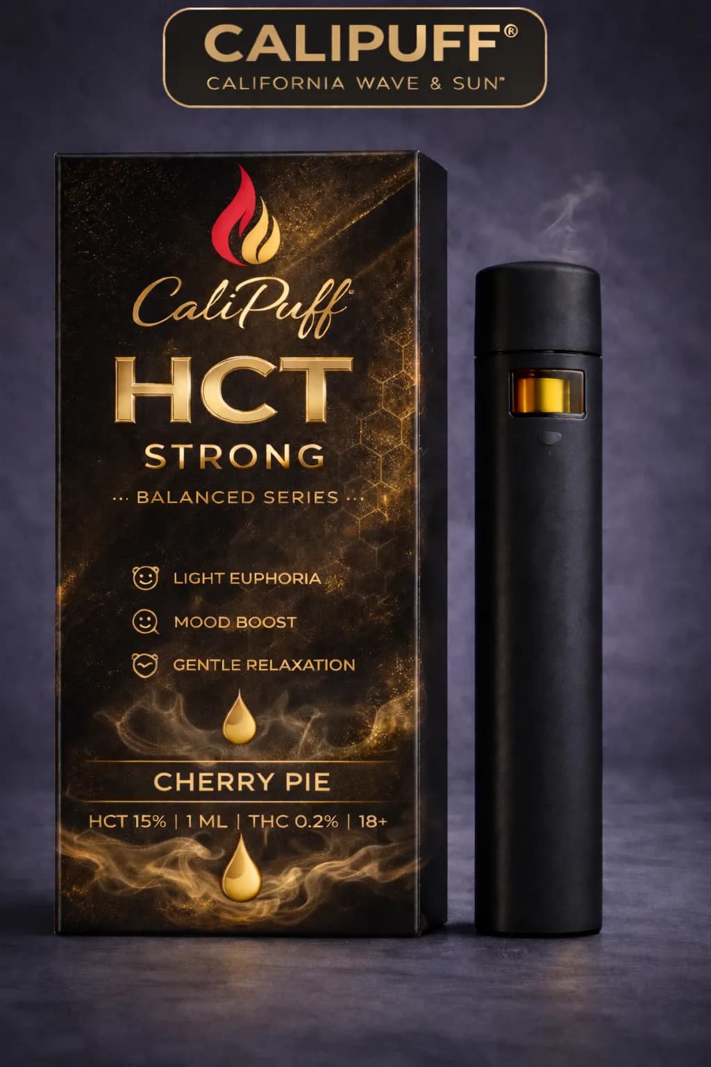 CALIPUFF HCT STRONG – CHERRY PIE (1 ml)
