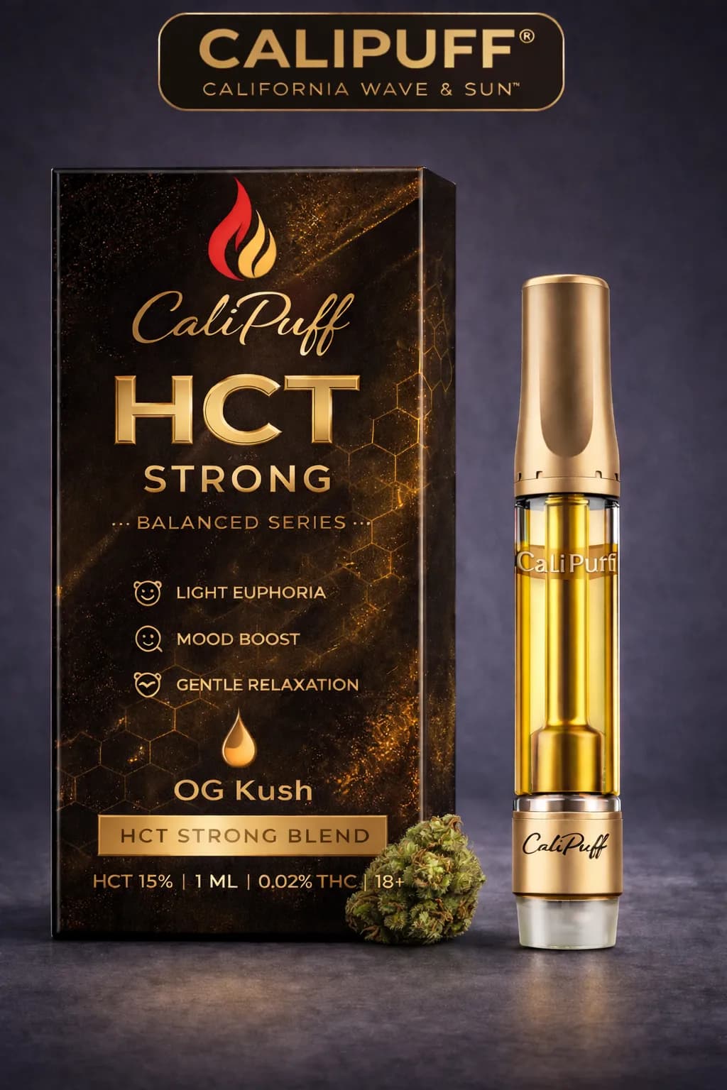 Картридж CALIPUFF HCT STRONG – OG KUSH - фото 1