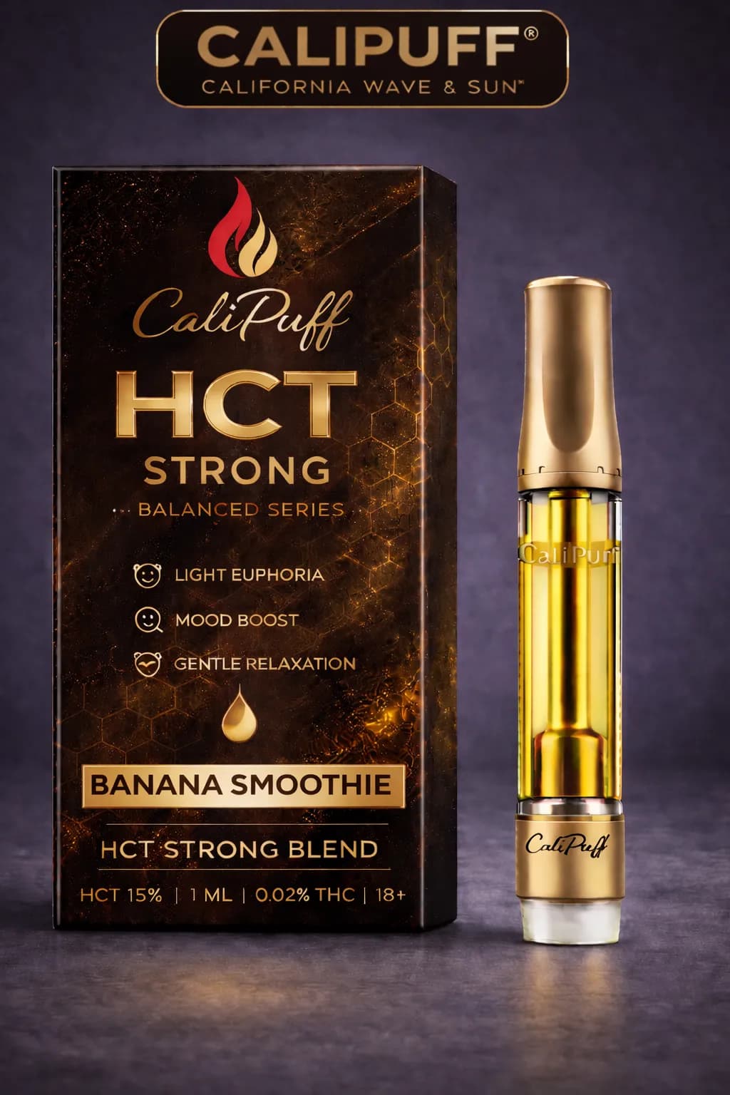 Картридж CALIPUFF HCT STRONG –BANANA SMOOTHIE - фото 1
