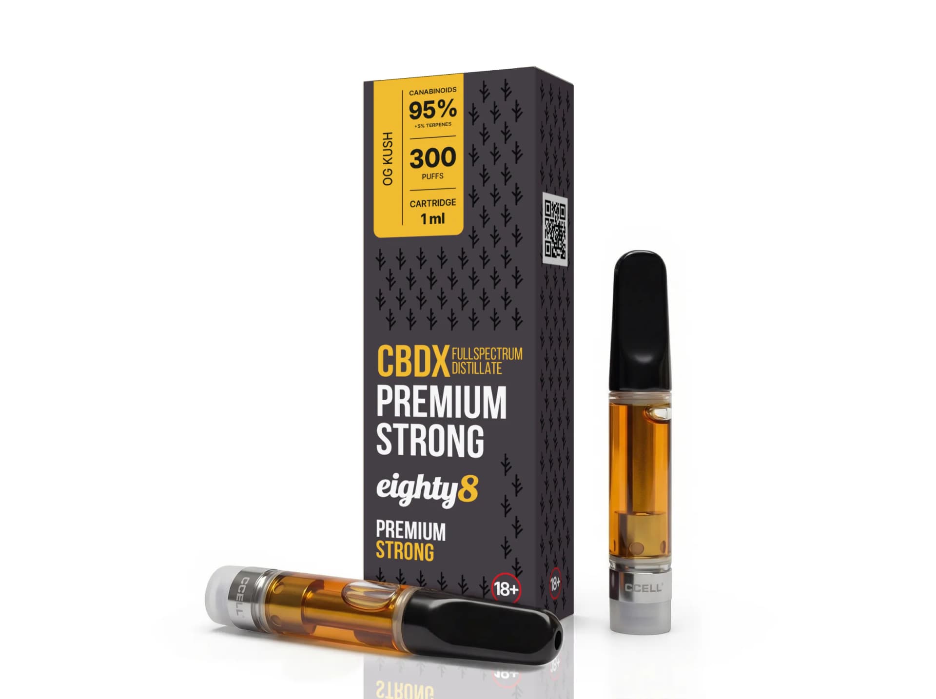 Eighty8 CBDX STRONG OG KUSH 1ml Cartridge